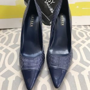 Ralph lauren blue heels